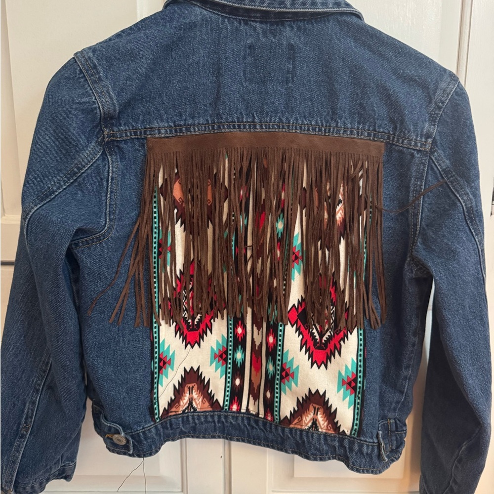 Love Tree Blue Denim Jacket